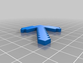 meu personalizados minecraft ferramentas de arco+seta arco pá, machado construção brinquedos 3d print model - Mito3D