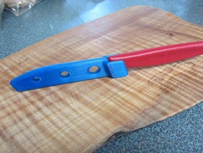 cuchillo de cocina la vaina comedor 3d print model - Mito3D