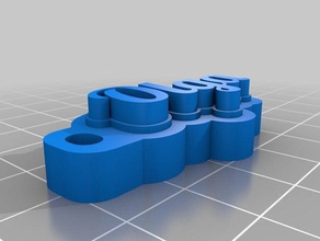 chaveiro olga Schlüsselanhänger angepasst 3d print model - Mito3D