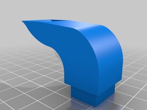 bocchetta por ventola estrusore prusa i3 hesine 3d a impressora acessórios 3d print model - Mito3D