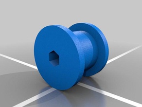 tape measure winch drum other 3d print model - Mito3D