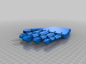 articulating hand 3d printing 3d print model - Mito3D