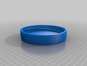 my customized taulman mk2 container knurled lid containers 3d print model - Mito3D