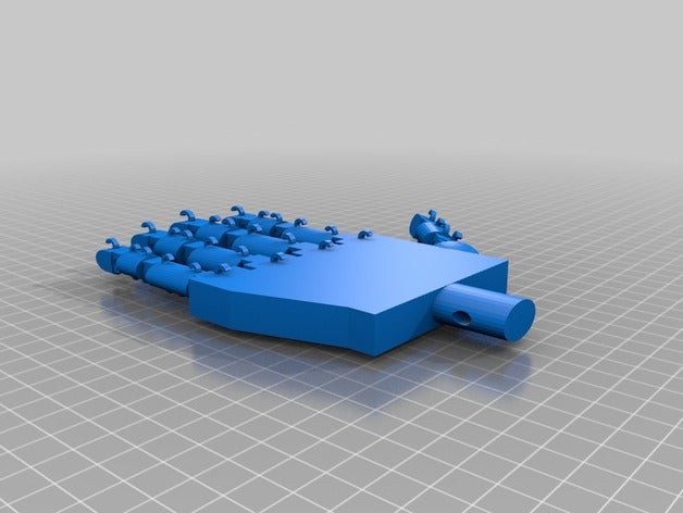 refined hand 3d printing 3D print model - Mito3D