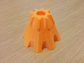 thread gauge cone standard hand tools pitch 3d print model - Mito3D