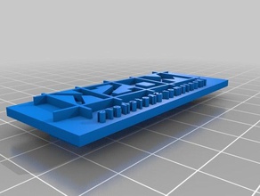 porta-chaves mosk 3d impressão 3d print model - Mito3D