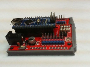 o arduino nano protetor de pára-choque diy A impressão 3d acessório montagem caso titular slic3r 3d print model - Mito3D