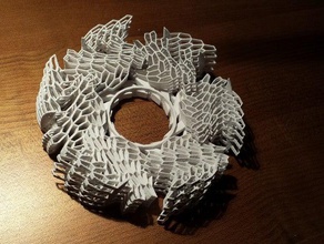 tessell-flower decor 3d print model - Mito3D