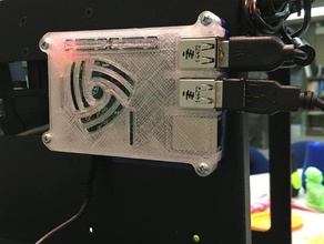 raspberry pi 2b+ durumda lulzbot mini 3d yazıcı aksesuarlar case 3d print model - Mito3D