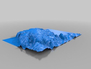 Teil der cape breton highlands durchsucht Replikate 3d print model - Mito3D
