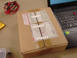 casella di blocco i contenitori cartone scatola vicino ducktape tenere premuto mantenere 3d print model - Mito3D