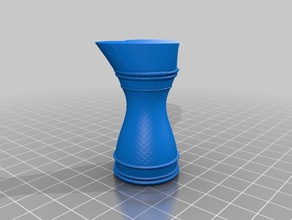 grace twister blue toys games customized 3d print model - Mito3D