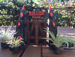 jurassic park air plant holder outdoor garden 3d print model - Mito3D