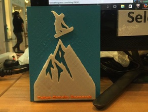 teton yerçekimi araştırma snowboard 3d baskı 3d print model - Mito3D