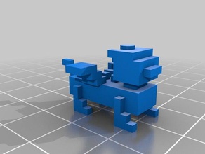 dragon block otros 3d print model - Mito3D