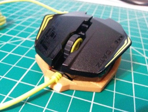 mad catz rat1 fdm friendly starting frame gadgets mouse 3d print model - Mito3D