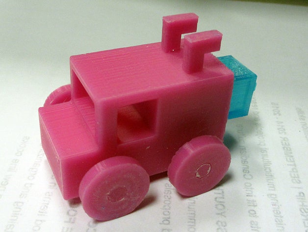 mini bolide de stockage van les jouets jeux 3D print model - Mito3D