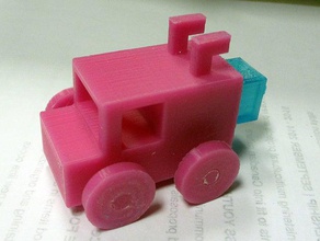 mini hotrod de armazenamento van brinquedos jogos 3d print model - Mito3D
