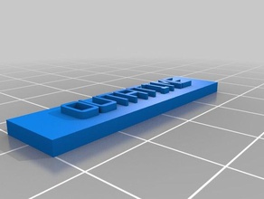 meu personalizados simples nome de sinal sinais logotipos 3d print model - Mito3D