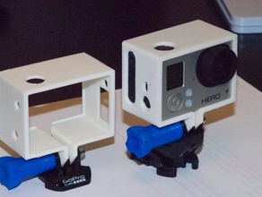 gopro hero 3+ marco remix cámara 3d print model - Mito3D