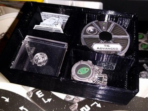tie avancé de la boîte stanley profonde l'organisateur jouet jeu accessoires bin organisateur xwing miniatures 3d print model - Mito3D