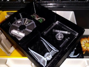 tie interceptor boîte de stanley profonde l'organisateur jouet jeu accessoires bin organisateur xwing miniatures 3d print model - Mito3D