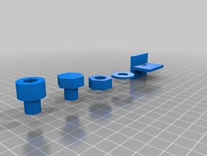 meu personalizados mcad substituição nozes boltsscad engenharia 3d print model - Mito3D