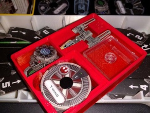 le y-wing de la boîte stanley profonde l'organisateur jouet jeu accessoires bin organisateur xwing miniatures 3d print model - Mito3D