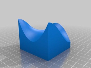 monkeysaddle de matemáticas arte 3d print model - Mito3D