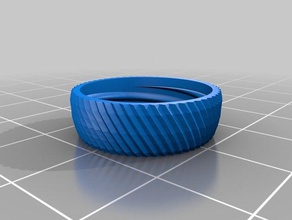 14x74 my customized container knurled lid containers 3d print model - Mito3D