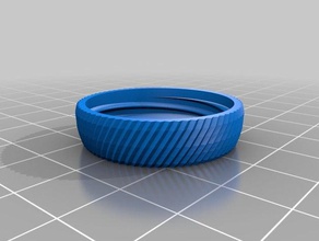 227x989 my customized container knurled lid containers 3d print model - Mito3D