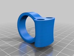 3d-gedrucktes Exoskelett-Hand-ring links Kostüm 3d print model - Mito3D