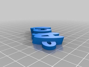 alicia Schlüsselanhänger angepasst 3d print model - Mito3D
