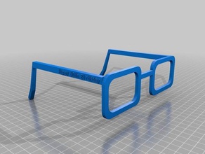 my customized glasses 2 3d print model - Mito3D