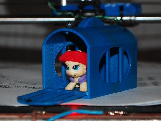 Spielzeug Katzenklo tragen - Spiele 3D print model - Mito3D