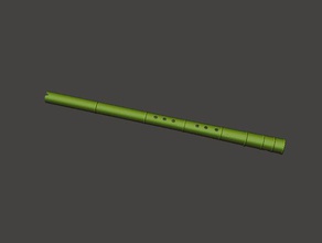 nanxiao chinese bamboo flute music instrument musical recorder shakuhachi traverse 3d print model - Mito3D