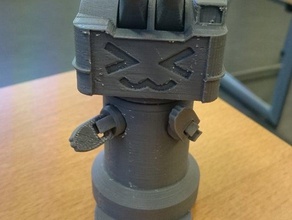 kantai Turm desu beweglichen 3d drucken Kanone Spiel kancolle collection senkan 3d print model - Mito3D