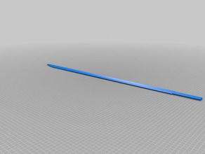 sword blade hobby 3d print model - Mito3D