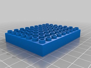 lego brick 9x7 other customized 3d print model - Mito3D