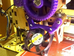 50 mm ventilador titular printrbot mais v1 modelo 1303 3 d a impressora partes 3d print model - Mito3D