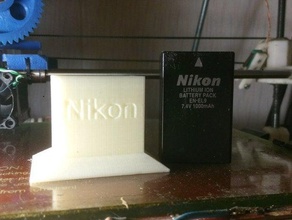 nikon d40 caricabatterie fotocamera 3d print model - Mito3D