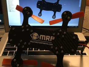 ypv aprire 180250 gara frame rc i veicoli di carbonio drone la fibra fpv qav quadcopter quav zmr 3d print model - Mito3D
