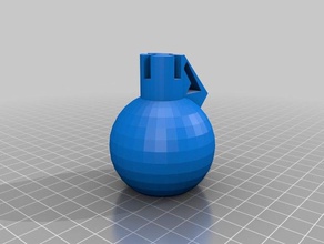stylized halo based grenade 3d printing 3d print model - Mito3D