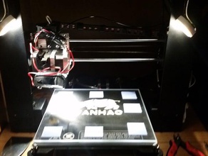 teksir i3 ledberg mount açtı 3d baskı wanhao 3d print model - Mito3D