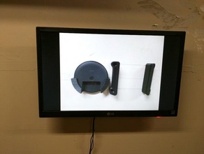 nexus player di montaggio a parete computer 3d print model - Mito3D