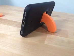 quad lock kickstand mounting accessories mobile phone iphone case quadlock wall mount 3d print model - Mito3D