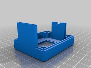 parete-montaggio gru interruttore di custodia parti harbor freight scatola 3d print model - Mito3D