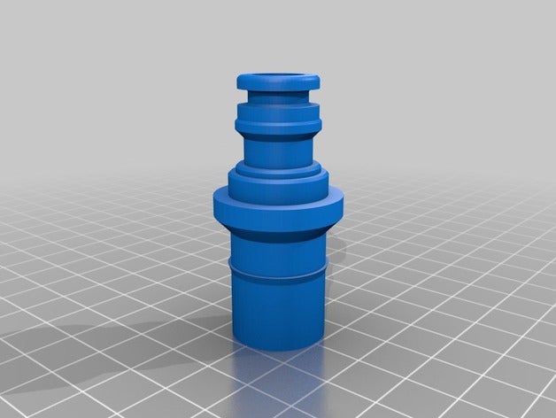 tuyau de 12mm mâle poly 19 mm l'adaptateur plein air jardin d'arrosage adaptateur 3D print model - Mito3D