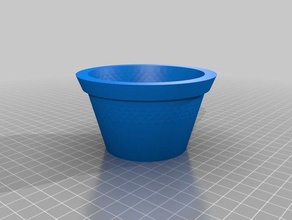 basic flower pot containers 3d print model - Mito3D