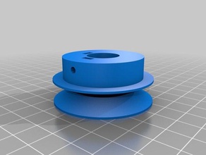 pulley 15mm parts customized 3d print model - Mito3D